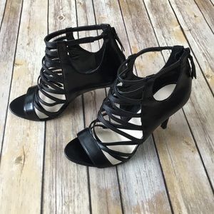 New Nine West funk fresh criss cross heels 8 M